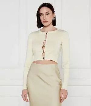Блуза Cropped fit Patrizia Pepe, бежевый