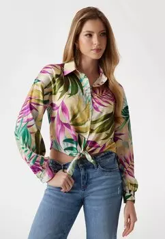 Блуза CROPPED Guess, мультиколор