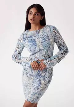 Блуза CROPPED Guess, синий
