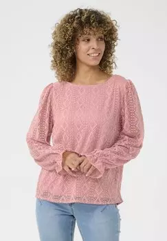 Блуза CRVALERIE LACE Cream, розовый