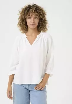 Блуза CRVENTA FRILLS Cream, белый