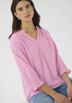 Блуза CRVENTA FRILLS Cream, розовый