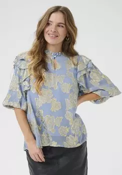 Блуза CUFLOI Culture, синий