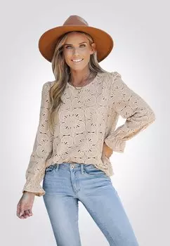 Блуза Cupshe, хаки