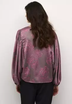 Блуза CUROSIE Culture, коричневый