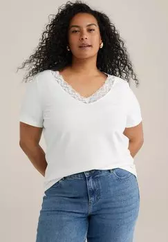 Блуза CURVE WE Fashion, кремовый