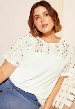 Блуза Curves Like These, белый