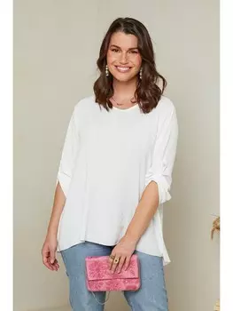 Блуза Curvy Lady, белый