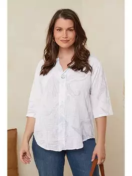 Блуза Curvy Lady, белый