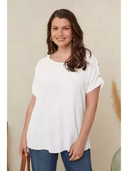 Блуза Curvy Lady, белый
