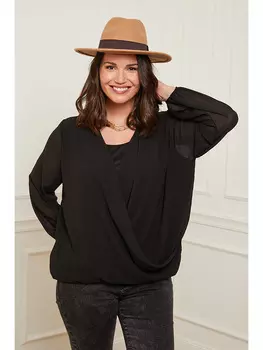 Блуза Curvy Lady, черный