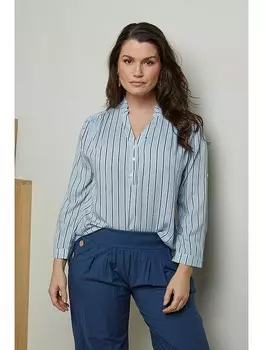 Блуза Curvy Lady, голубой