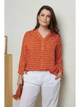 Блуза Curvy Lady, оранжевый