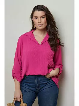 Блуза Curvy Lady, розовый