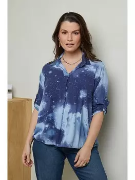 Блуза Curvy Lady, синий