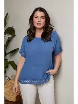 Блуза Curvy Lady, синий