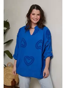 Блуза Curvy Lady, синий