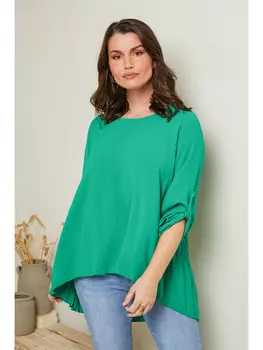 Блуза Curvy Lady, зеленый
