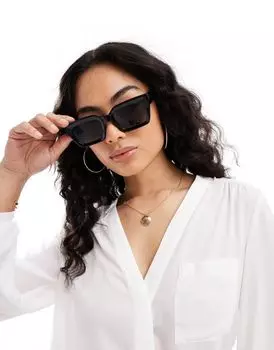Блуза цвета слоновой кости с длинными рукавами и карманами ASOS DESIGN