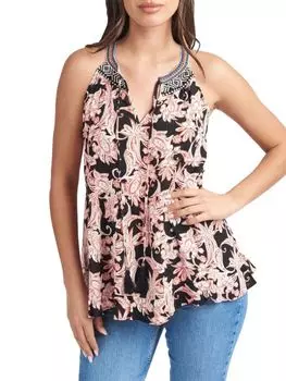 Блуза Daniel Rainn без рукавов, золотой