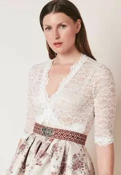Блуза DARYA Krger Dirndl, бежевый