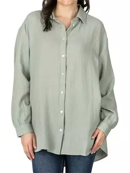 Блуза DENIMFY DFMathilda, зеленый