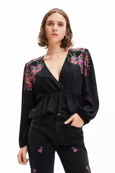 Блуза Desigual, черный