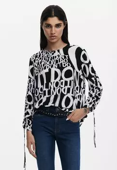 Блуза Desigual, черный