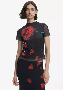 Блуза Desigual, черный