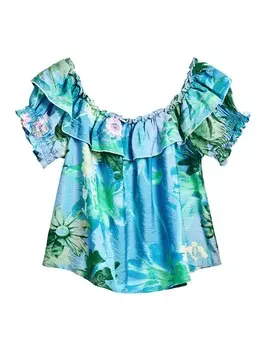 Блуза Desigual, зеленый