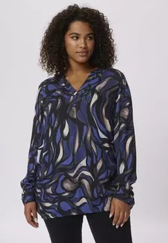 Блуза DIANA Kaffe Curve, синий