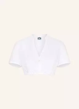 Блуза Дирндль Астрид из льна Hammerschmid, белый