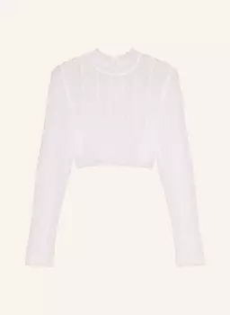 Блуза Dirndl с кружевом в дырочку Waldorff, белый