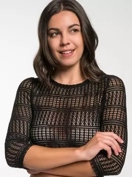 Блуза дирндль сорока Spieth & Wenksy, черный