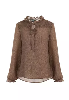 Блуза DreiMaster, цвет Braun Wollweiss