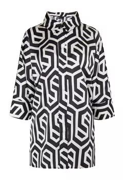 Блуза DreiMaster Hemd, черный