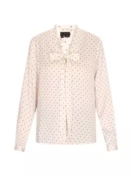 Блуза DreiMaster Klassik, цвет wollweiss gepunktet