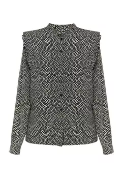 Блуза DreiMaster Langarm, черный