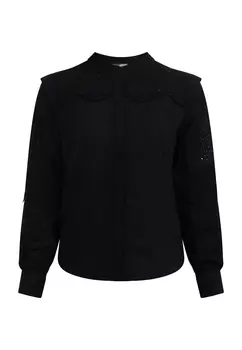 Блуза DreiMaster Langarm, черный