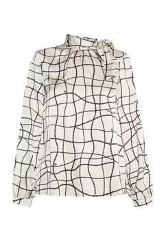 Блуза DreiMaster Langarm, кремовый черный