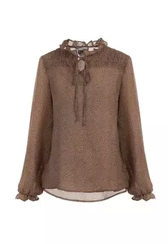 Блуза DreiMaster Vintage Blouse, цвет Pueblo/Umbra/Light brown