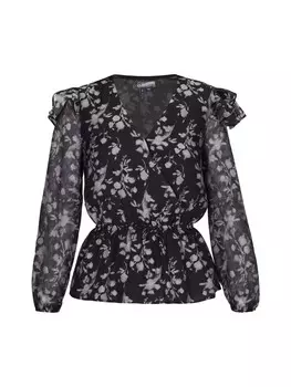 Блуза DreiMaster Vintage, черный