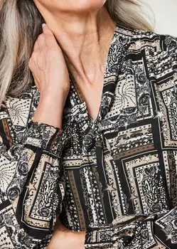 Блуза DRUCKBLUSE GOLDNER, черный