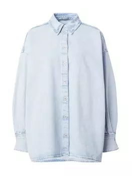 Блуза DRYKORN Blouse NAVINIANI, светло-голубой