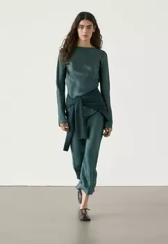 Блуза DUCK Massimo Dutti, бирюзовый