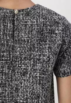 Блуза EASY TWEED TEE Abercrombie & Fitch, черный