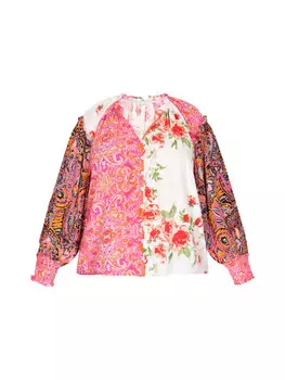 Блуза ebeeza Plus Size Blouse, розовый