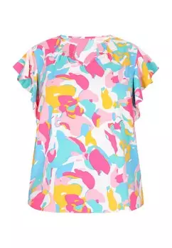 Блуза ebeeza, разноцветный