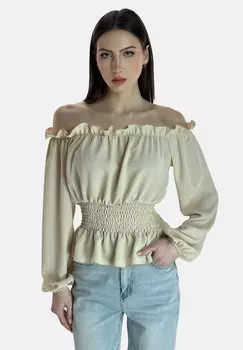 Блуза Elara, бежевый