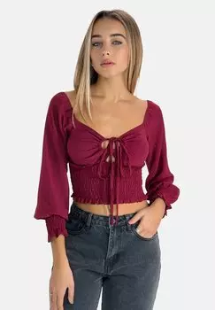 Блуза Elara, бордовый